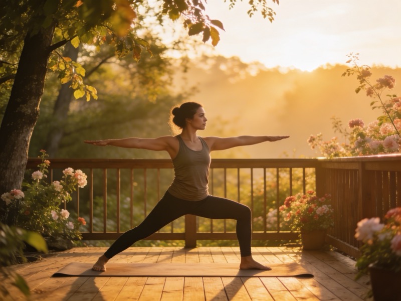 Photo studio de yoga